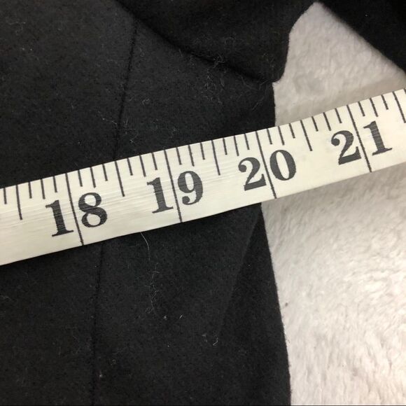 Ralph Ralph Lauren Cropped Wool Peacoat Jacket M Biker‎ Asymmetrical Coat Medium - Picture 3 of 6